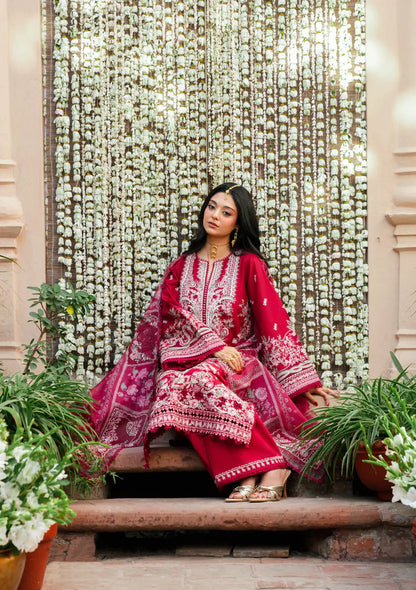 KAHF EK FASANA LUXURY LAWN UNSTITCHED'26| MAHRANI