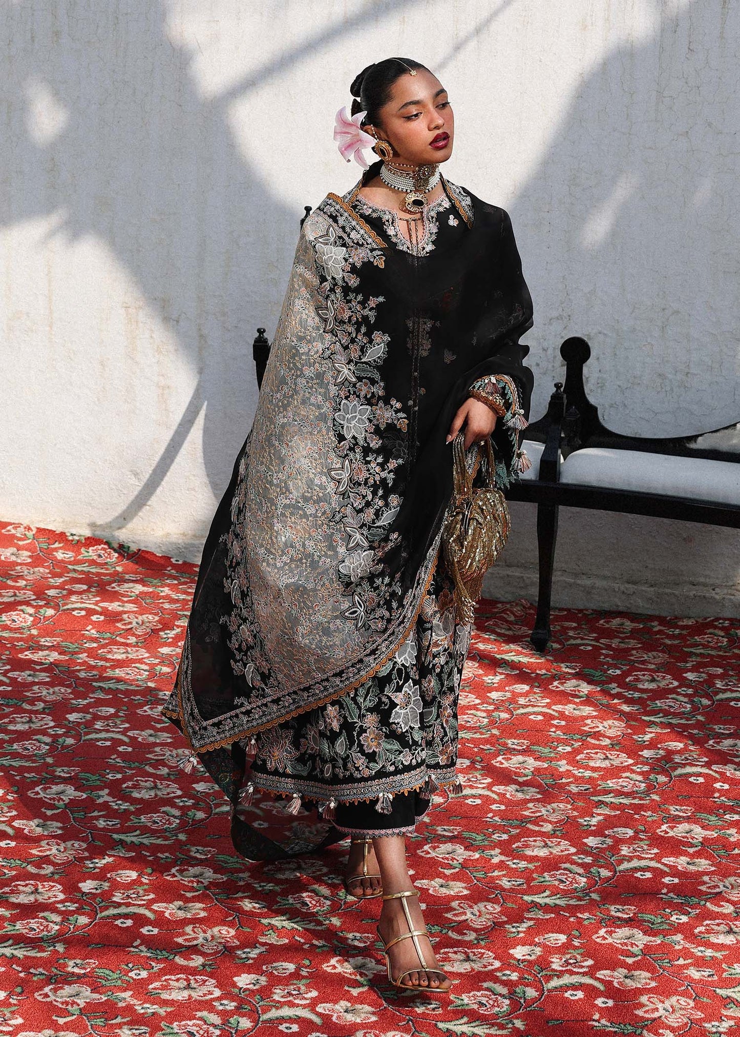 KALABAGH BY HUSSAIN REHAR UNSTITCHED'26| Sable