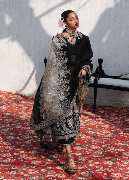 KALABAGH BY HUSSAIN REHAR UNSTITCHED'26| Sable