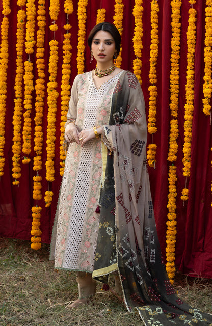 BANDHANI BY ALZOHAIB EMBROIDERED UNSTITCHED'26| D7