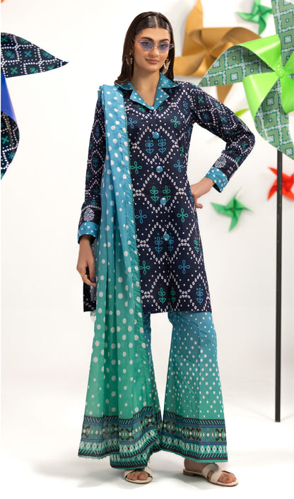 COCO POPUP BY ALZOHAIB DIGITAL PRINTED UNSTITCHED'26| D7