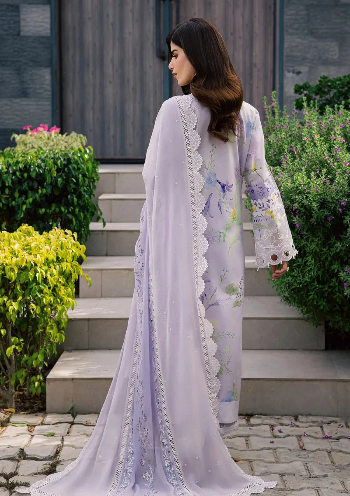 NUREH LILY MAY EID PRINTS LAWN COLLECTION UNSTITCHED'26 NE-258
