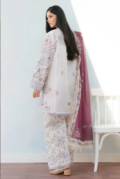 Coco by Zara Shahjahan Embroidered Lawn 2025 SERENE - 2B