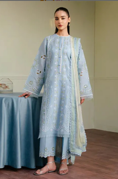 Coco by Zara Shahjahan Embroidered Lawn 2025 SILAS - 5A