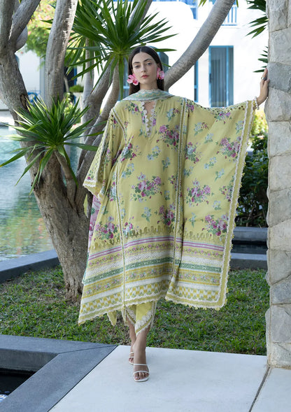 ELAF PRINTS UNSTITCHED COLLECTION'26 | EPN-4A AVOCADO