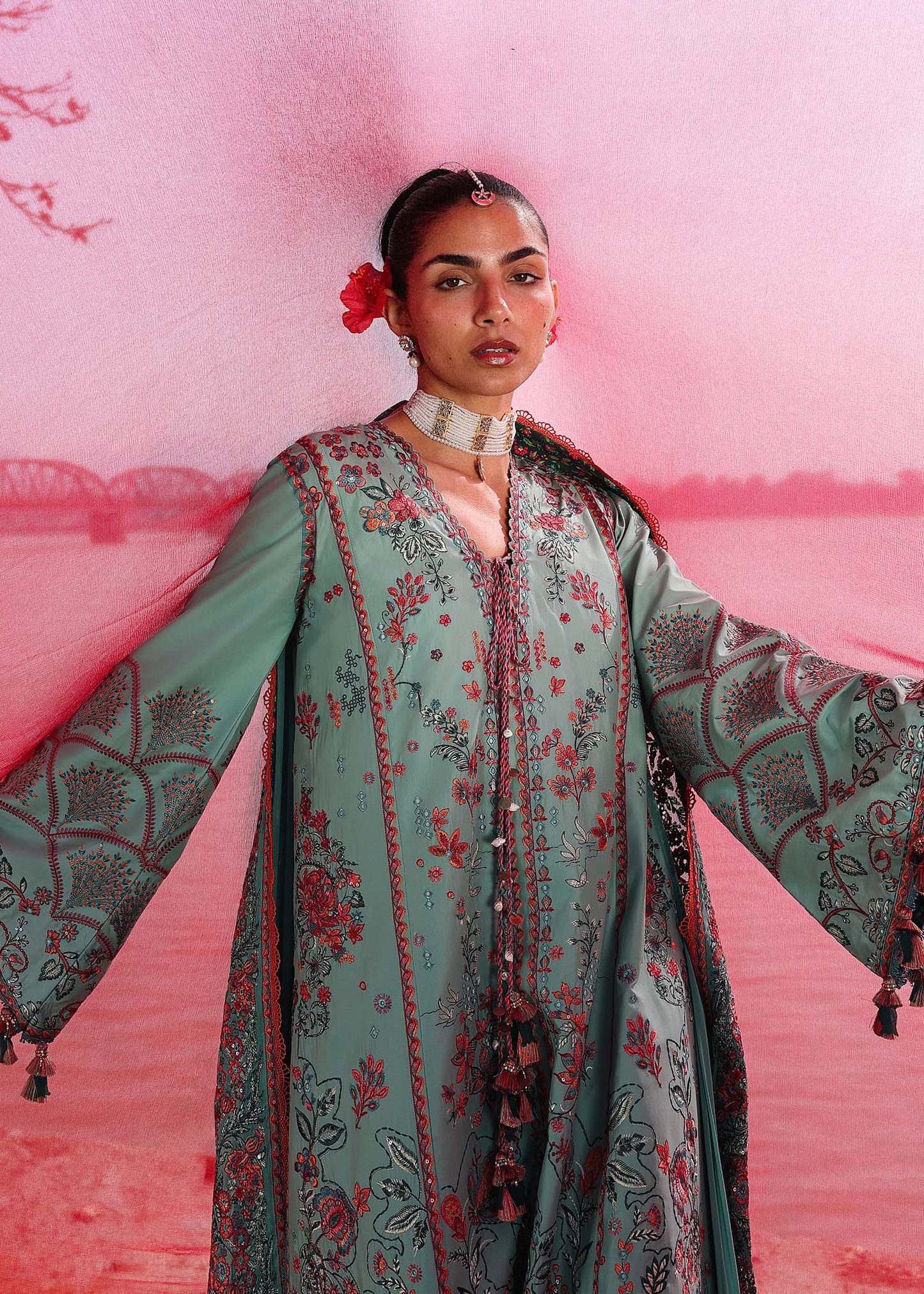 KALABAGH BY HUSSAIN REHAR UNSTITCHED'26| Verdant
