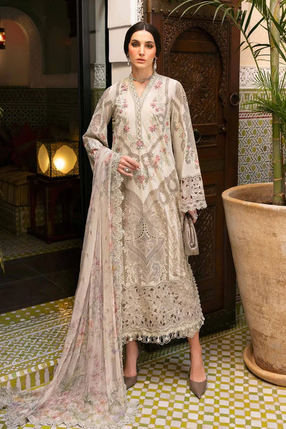 Maria B Luxury Lawn 2025 - 14B