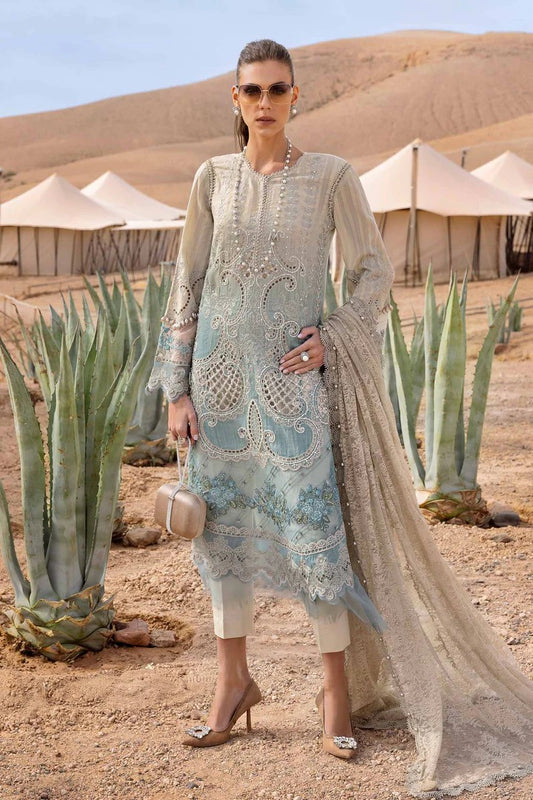 Maria B Luxury Lawn 2025 - 15B