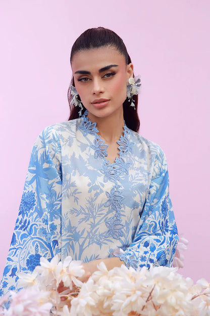 MIRHA BY SAHAR 2 PC UNSTITCHED'26 | BLUE MEADOW
