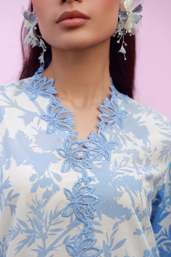 MIRHA BY SAHAR 2 PC UNSTITCHED'26 | BLUE MEADOW