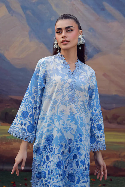 MIRHA BY SAHAR 2 PC UNSTITCHED'26 | BLUE MEADOW