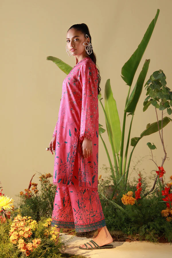 MIRHA BY SAHAR 2 PC UNSTITCHED'26 | PINK POPPY
