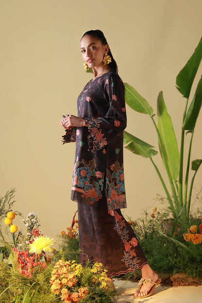 MIRHA BY SAHAR 2 PC UNSTITCHED'26 | COFFEE BLOOM