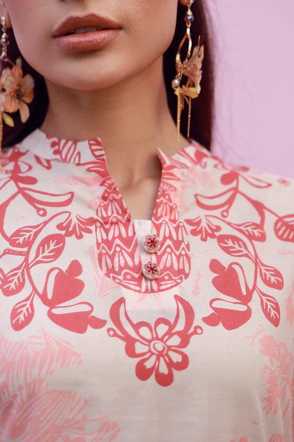 MIRHA BY SAHAR 2 PC UNSTITCHED'26 | CORAL SILHOUETTE