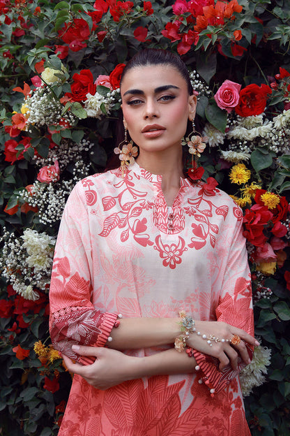 MIRHA BY SAHAR 2 PC UNSTITCHED'26 | CORAL SILHOUETTE