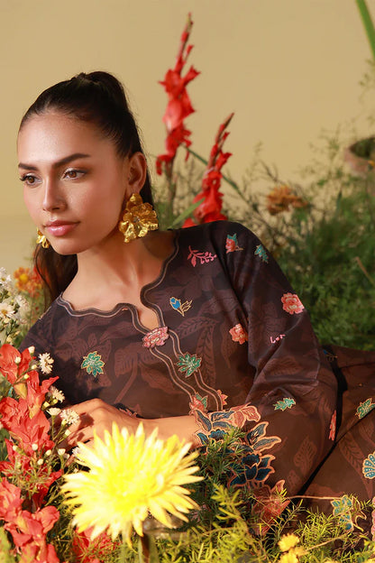 MIRHA BY SAHAR 2 PC UNSTITCHED'26 | COFFEE BLOOM
