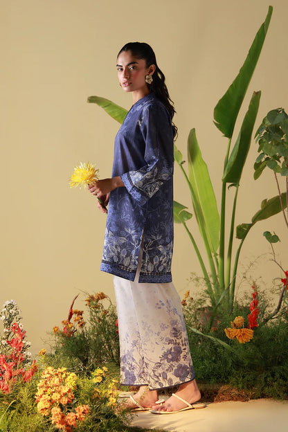 MIRHA BY SAHAR 2 PC UNSTITCHED'26 | INDIGO VEIL