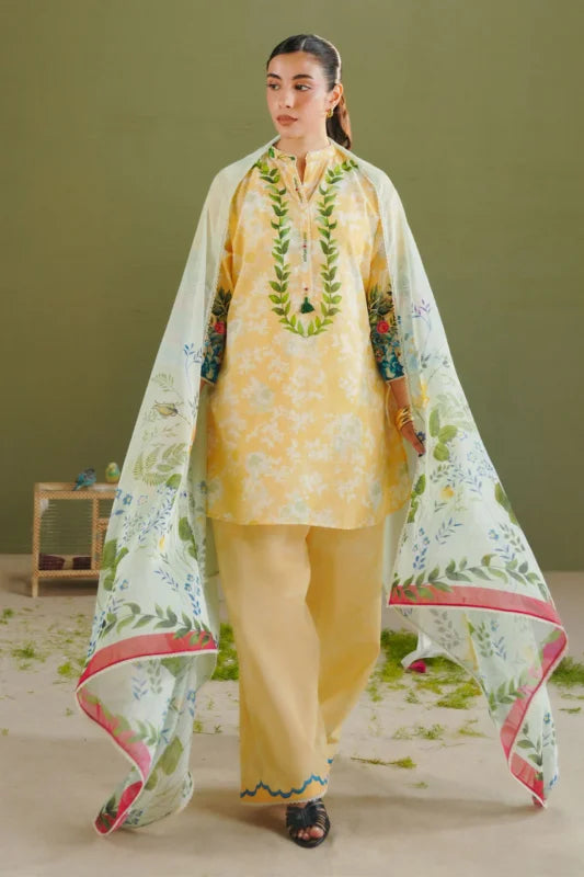 COCO PRINTS VOL-1 BY ZARA SHAHJAHAN UNSTITCHED'26| AYLA-8A