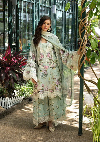 ELAF SIGNATURE EMBROIDERED UNSTITCHED'26| ESA-4B MINT MEADOW