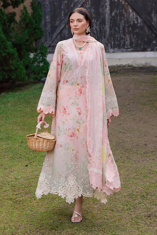 NUREH GARDENIA EMBROIDERED UNSTITCHED'26| NSG-208