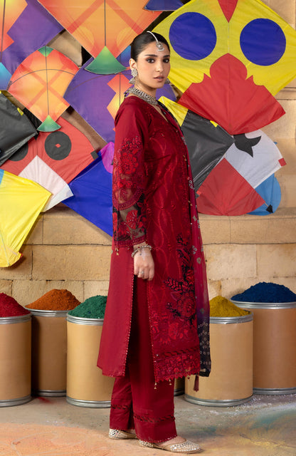 BANDHANI BY ALZOHAIB EMBROIDERED UNSTITCHED'26| D9