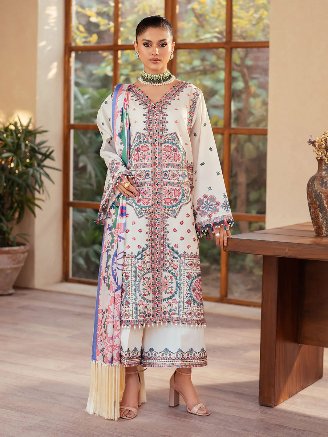 Mehroze Luxury 3 PC Lawn 2025 by Binilyas | 92 - A