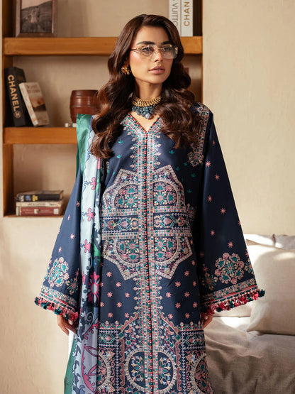 Mehroze Luxury 3 PC Lawn 2025 by Binilyas | 92 - B