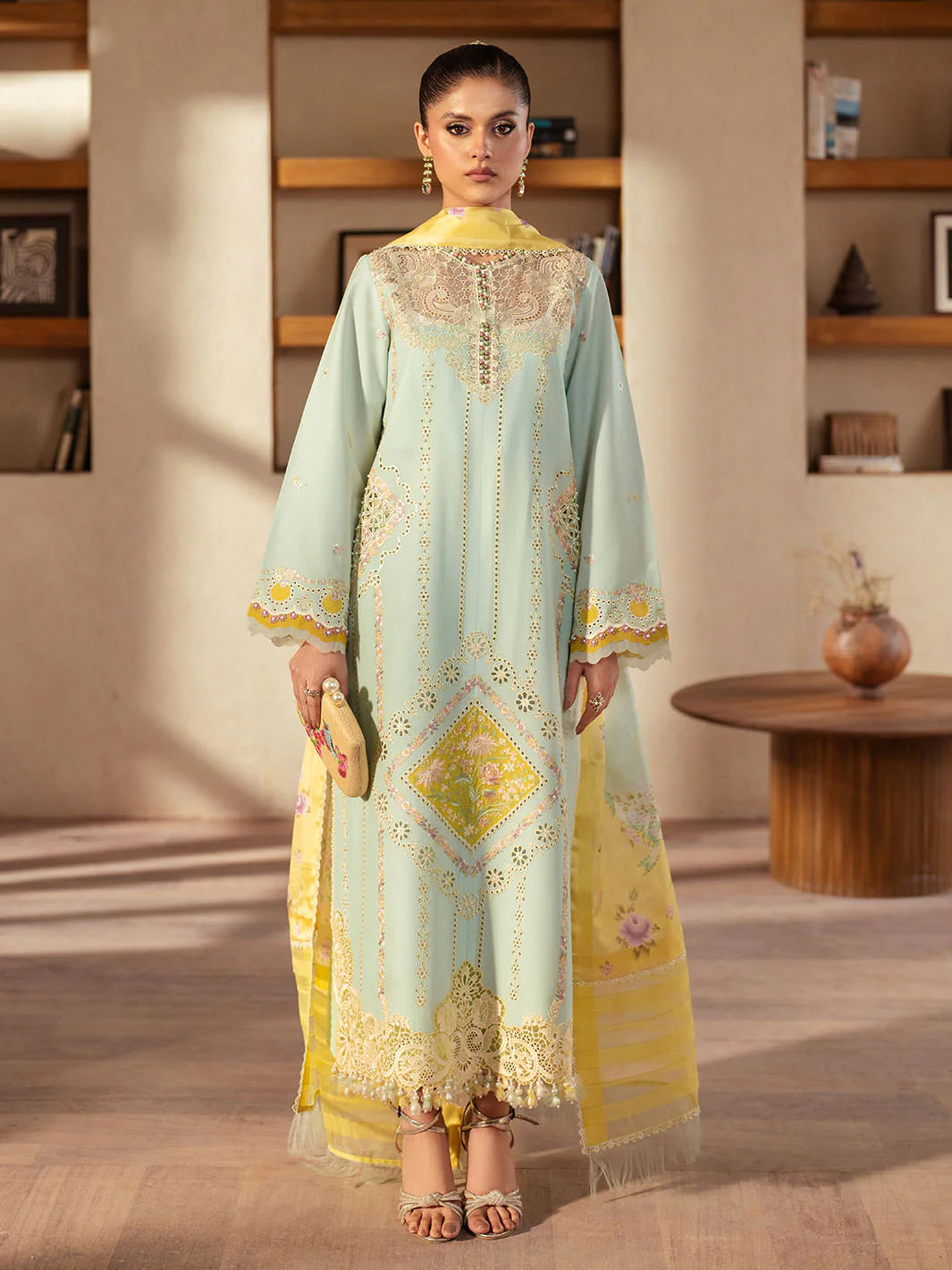 Mehroze Luxury 3 PC Lawn 2025 by Binilyas | 96 - B