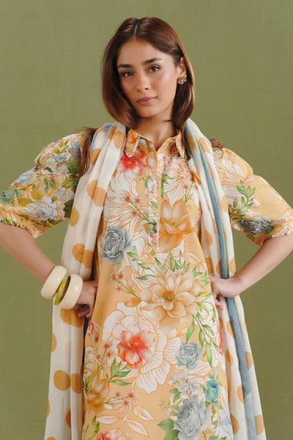 COCO PRINTS VOL-1 BY ZARA SHAHJAHAN UNSTITCHED'26| ELIX-9B