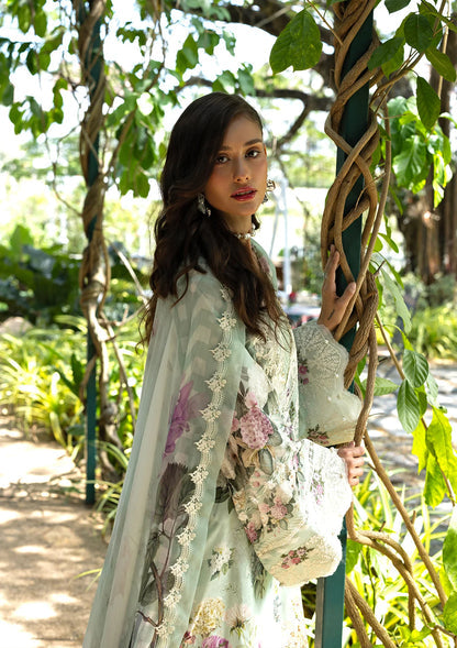 ELAF SIGNATURE EMBROIDERED UNSTITCHED'26| ESA-4B MINT MEADOW