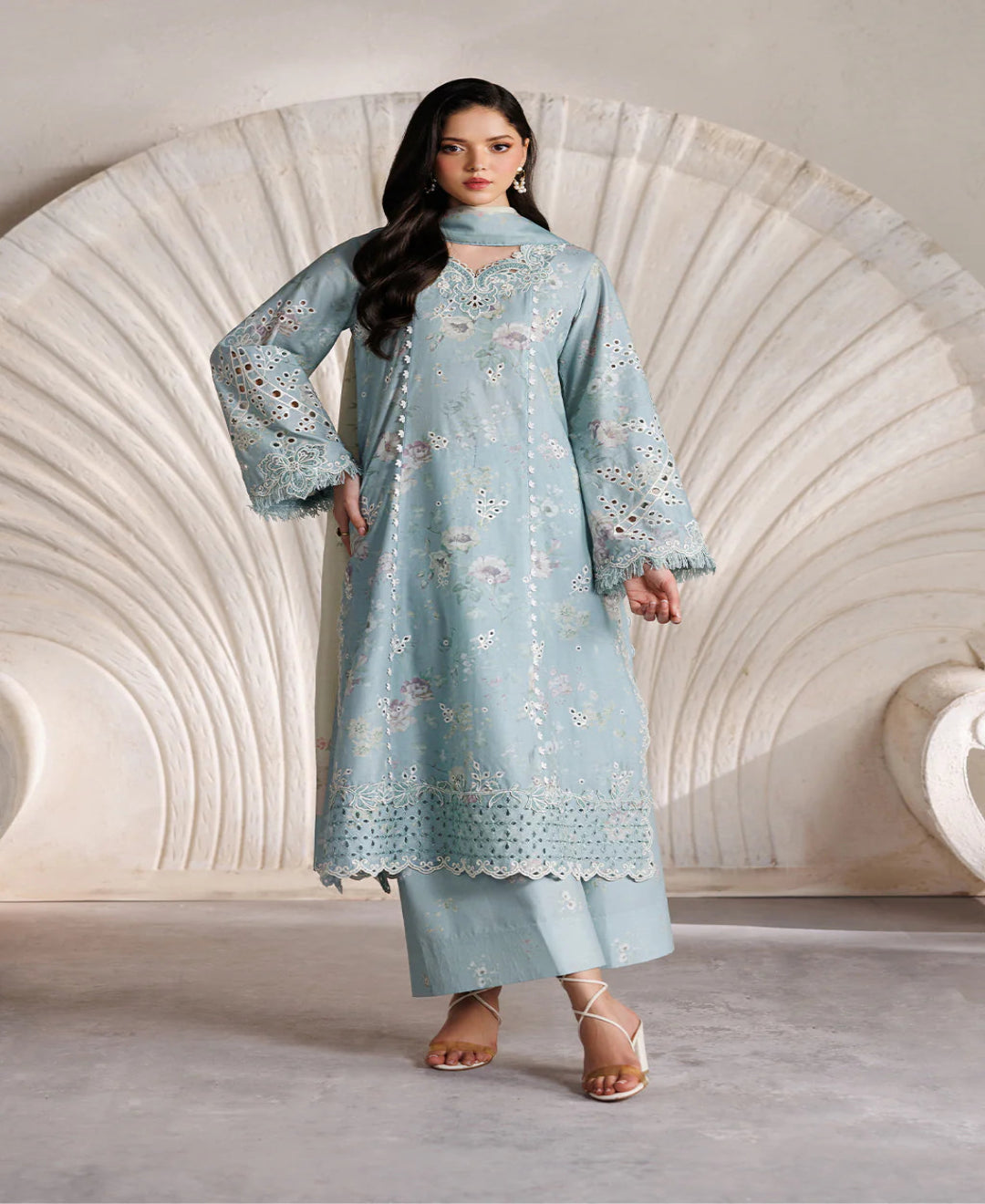 IZNIK FESTIVE LAWN UNSTITCHED '26 - IBE-10