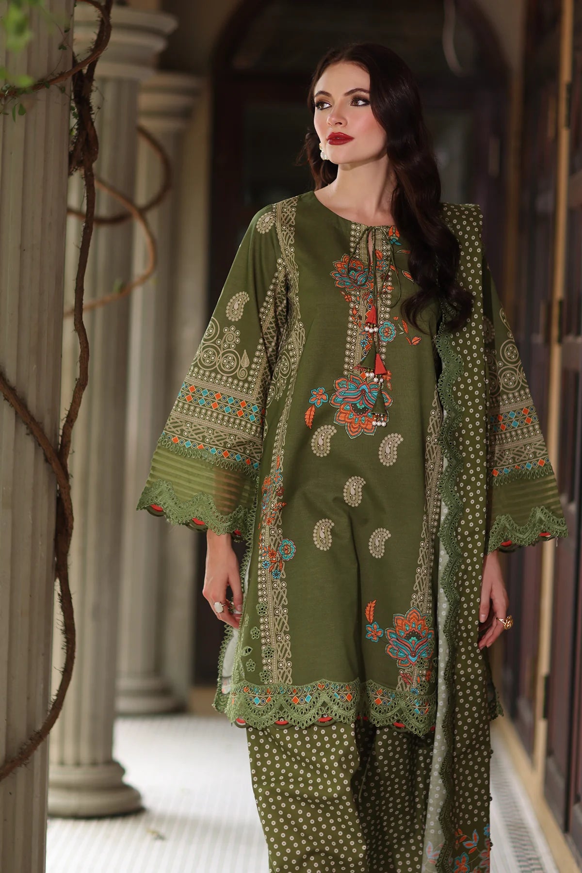 CHARIZMA AGHAZ-E-NOU EMBROIDERED LAWN COLLECTION'26| AG6-03