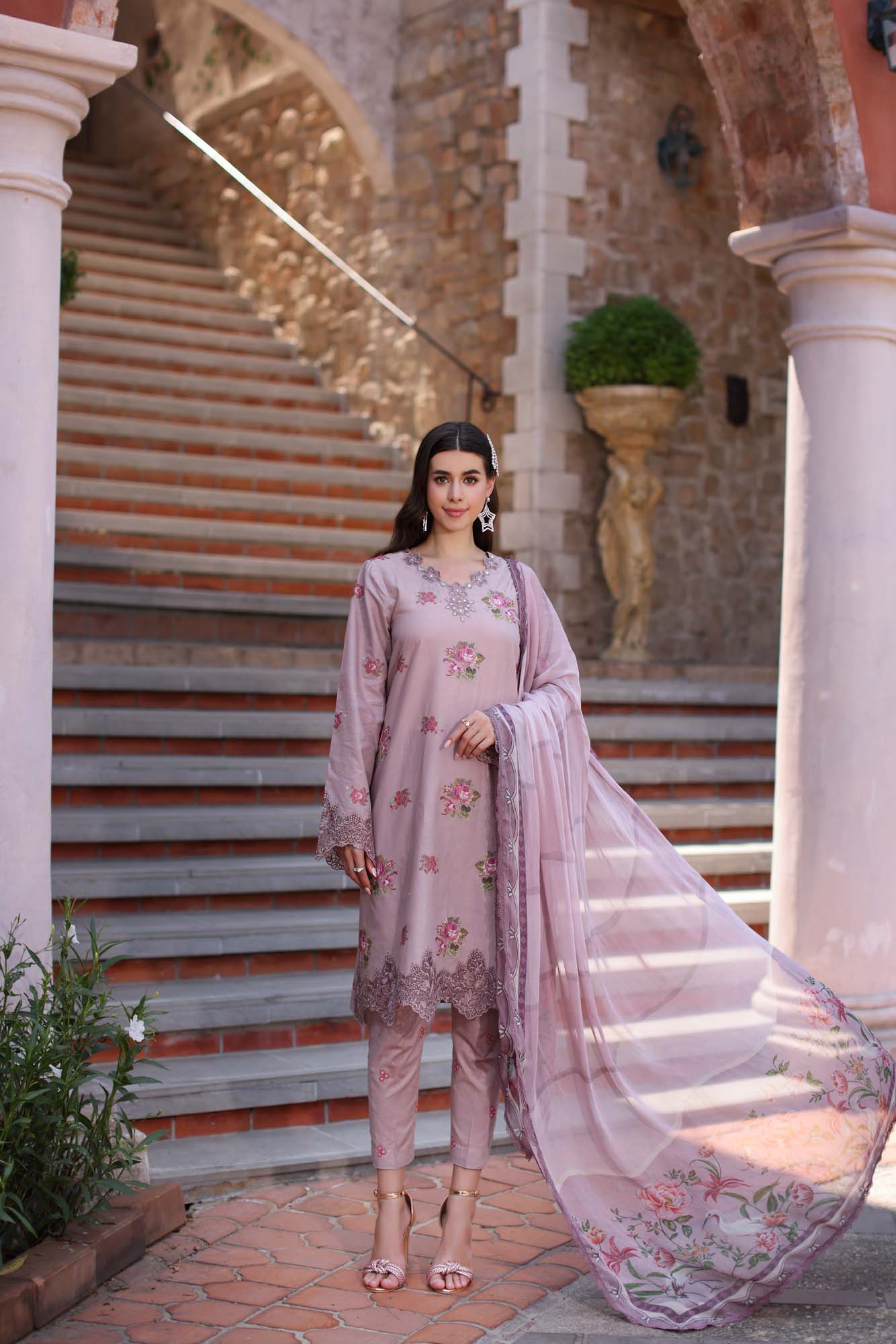 Noor By Saadia Asad EID LUXE PRINTKARI' Collection 2024 – D4