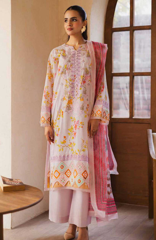 Freesia Zen Embroidered Lawn Collection 2025 ADIVA