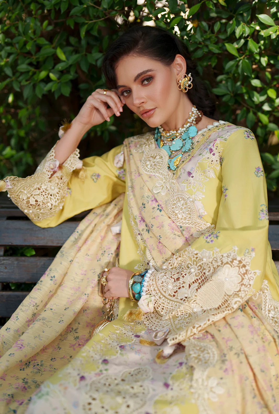 EVARA LUXURY LAWN BY AJR UNSTITCHED'26 | Kaia