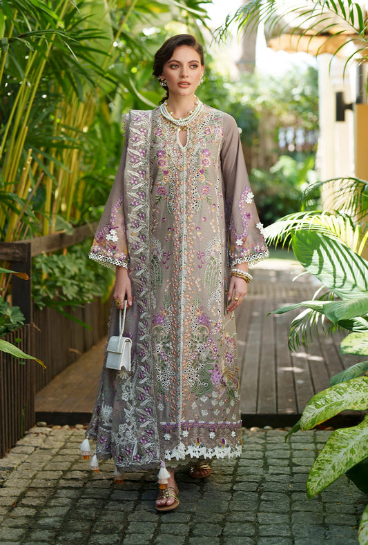 EVARA LUXURY LAWN BY AJR UNSTITCHED'26 | Veya