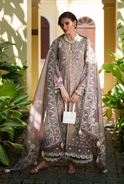 EVARA LUXURY LAWN BY AJR UNSTITCHED'26 | Veya