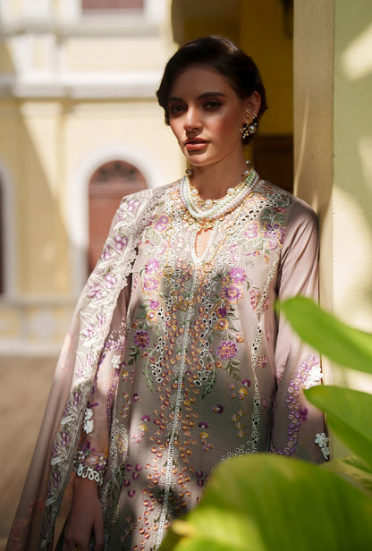 EVARA LUXURY LAWN BY AJR UNSTITCHED'26 | Veya