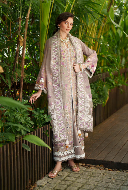 EVARA LUXURY LAWN BY AJR UNSTITCHED'26 | Veya