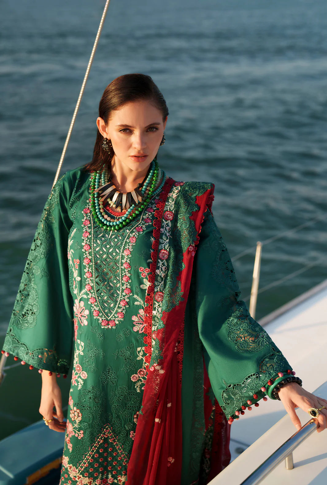 EVARA LUXURY LAWN BY AJR UNSTITCHED'26 | Yara