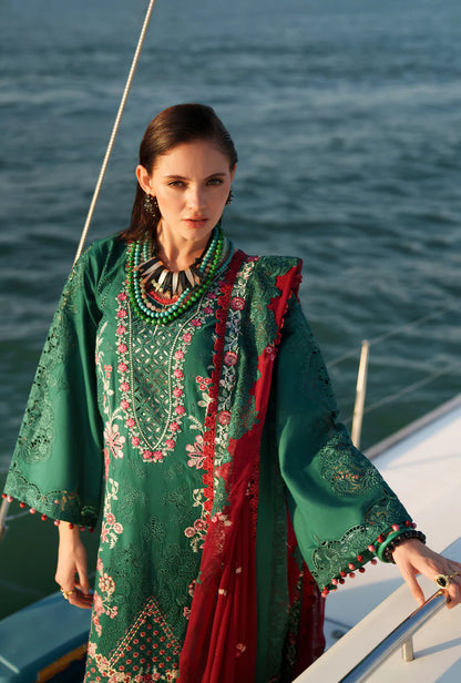 EVARA LUXURY LAWN BY AJR UNSTITCHED'26 | Yara