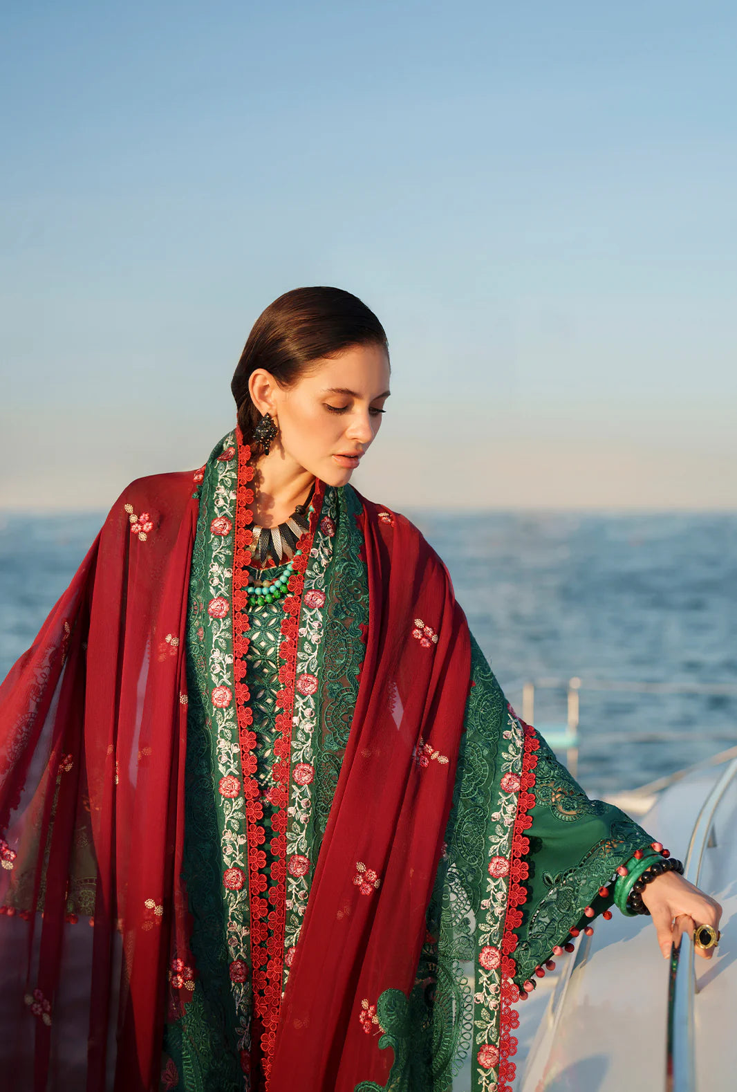 EVARA LUXURY LAWN BY AJR UNSTITCHED'26 | Yara