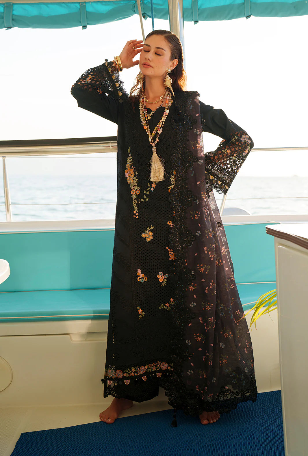 EVARA LUXURY LAWN BY AJR UNSTITCHED'26 | Riela