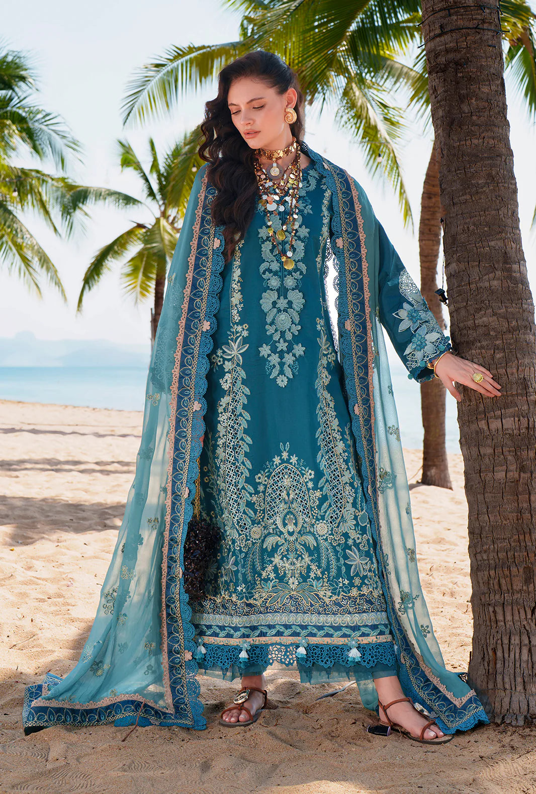 EVARA LUXURY LAWN BY AJR UNSTITCHED'26 | Maela