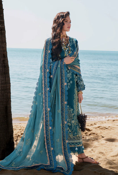 EVARA LUXURY LAWN BY AJR UNSTITCHED'26 | Maela