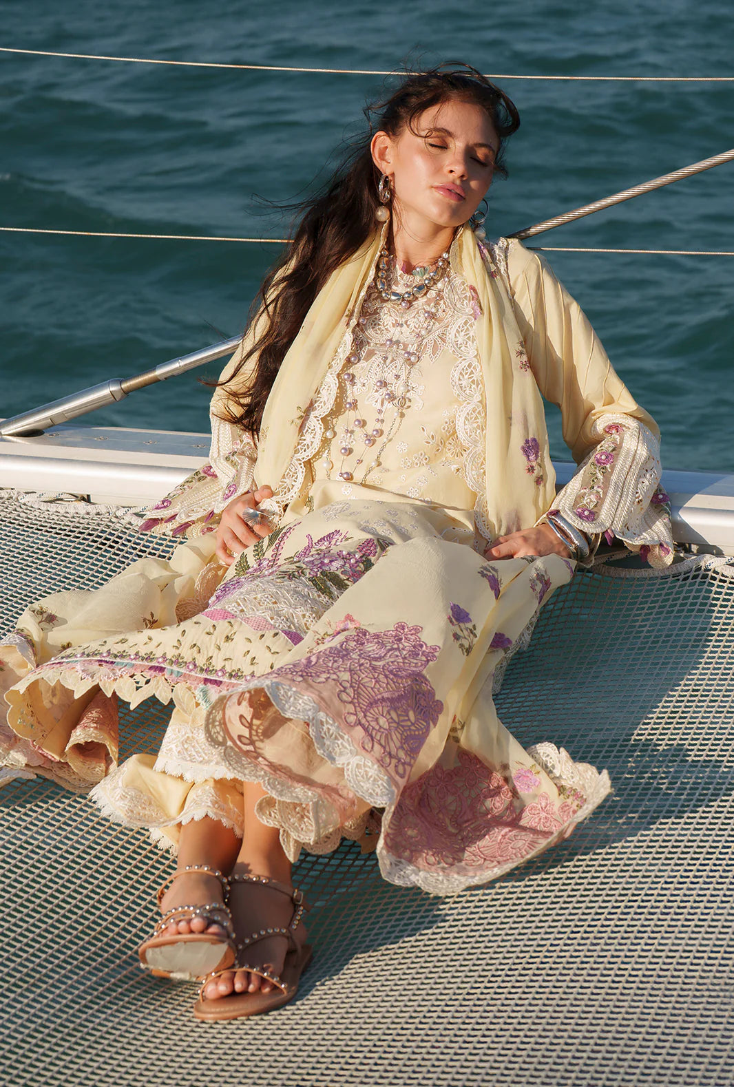 EVARA LUXURY LAWN BY AJR UNSTITCHED'26 | Faria