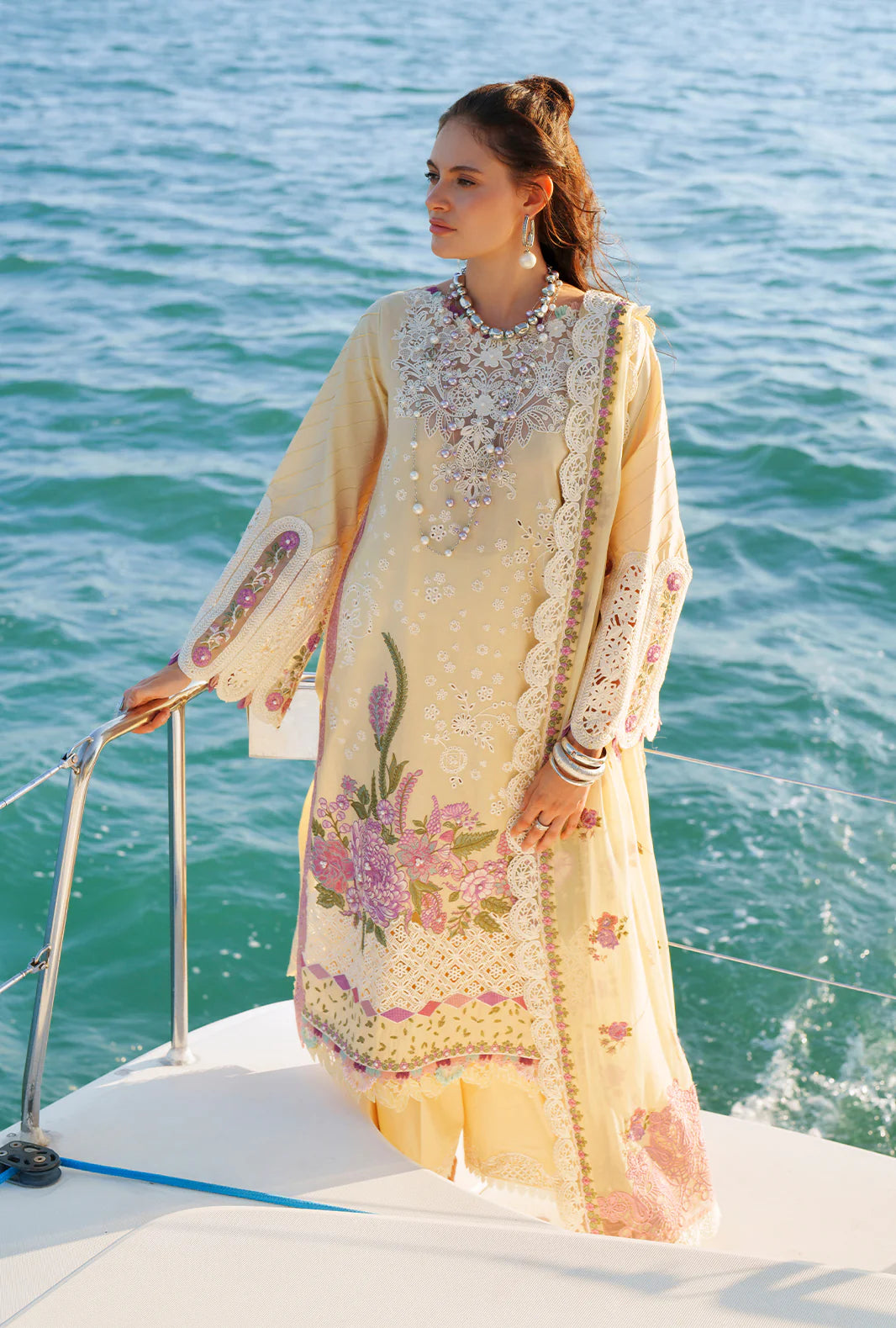 EVARA LUXURY LAWN BY AJR UNSTITCHED'26 | Faria