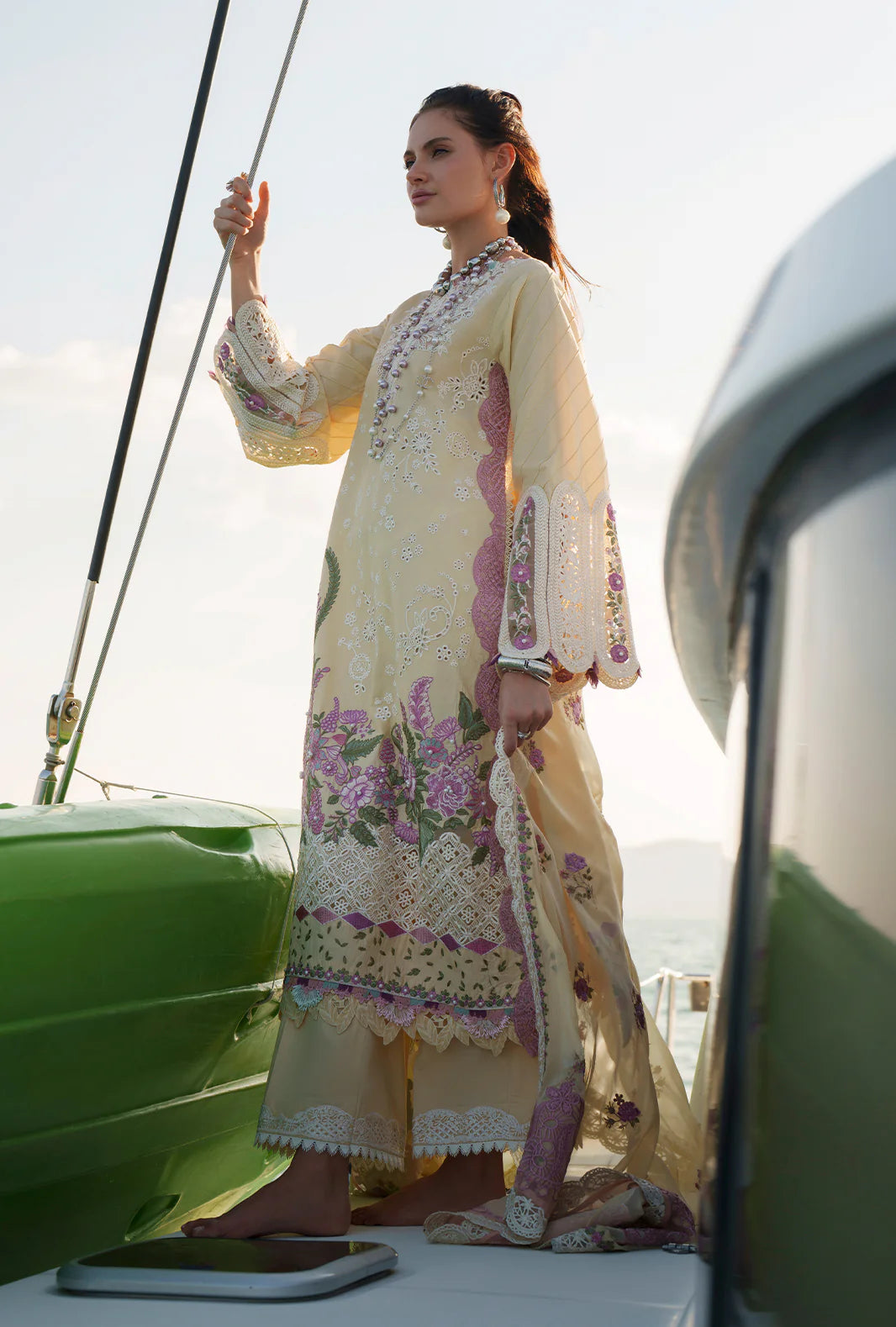 EVARA LUXURY LAWN BY AJR UNSTITCHED'26 | Faria