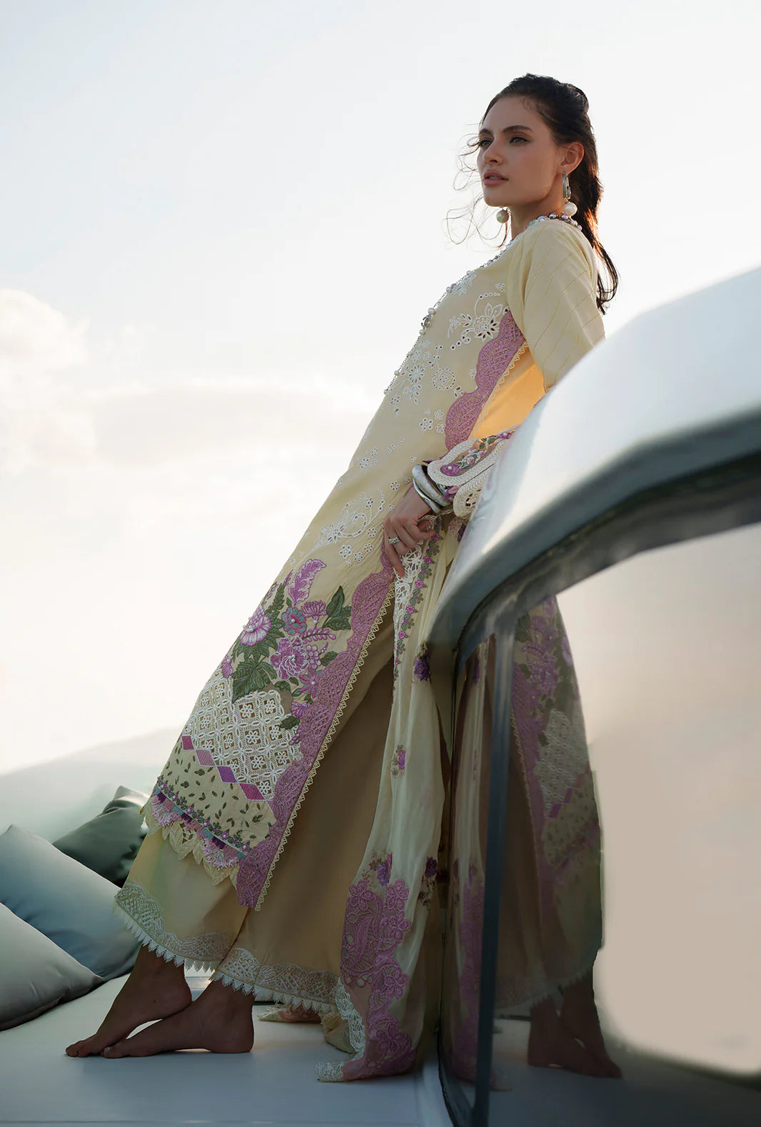 EVARA LUXURY LAWN BY AJR UNSTITCHED'26 | Faria