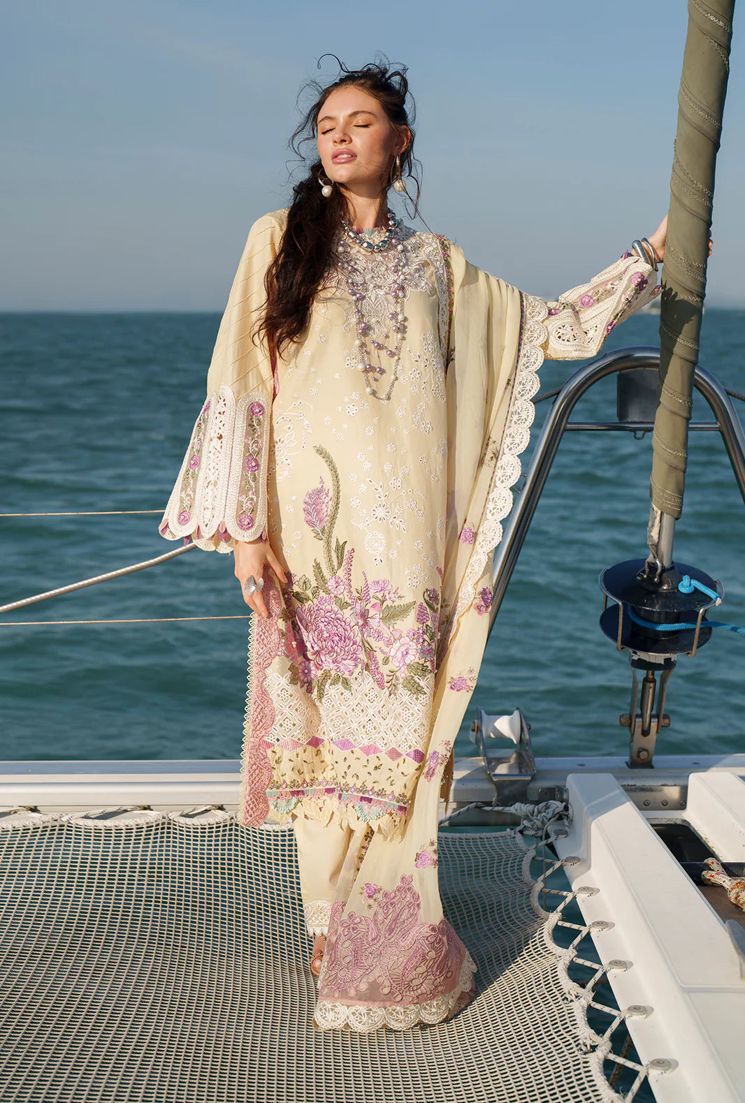 EVARA LUXURY LAWN BY AJR UNSTITCHED'26 | Faria